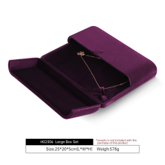 Yinbeini Portable Velvet Jewelry Ring Box Lightweight Feature for Handmade Seller Market Sale and Jewelry Arrangement H026