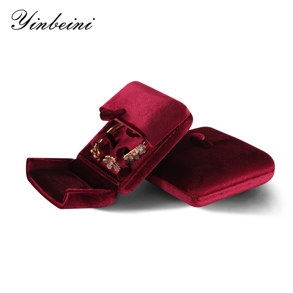 Yinbeini Velvet Jewelry Display Box for Gift Shops and Boutiques Elegant Design for Jewelry Gift Sets H024