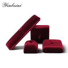 Yinbeini Velvet Jewelry Display Box for Gift Shops and Boutiques Elegant Design for Jewelry Gift Sets H024