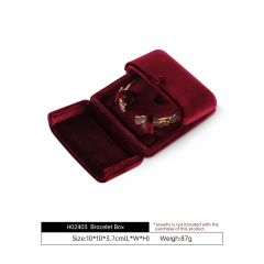 Yinbeini Velvet Jewelry Display Box for Gift Shops and Boutiques Elegant Design for Jewelry Gift Sets H024