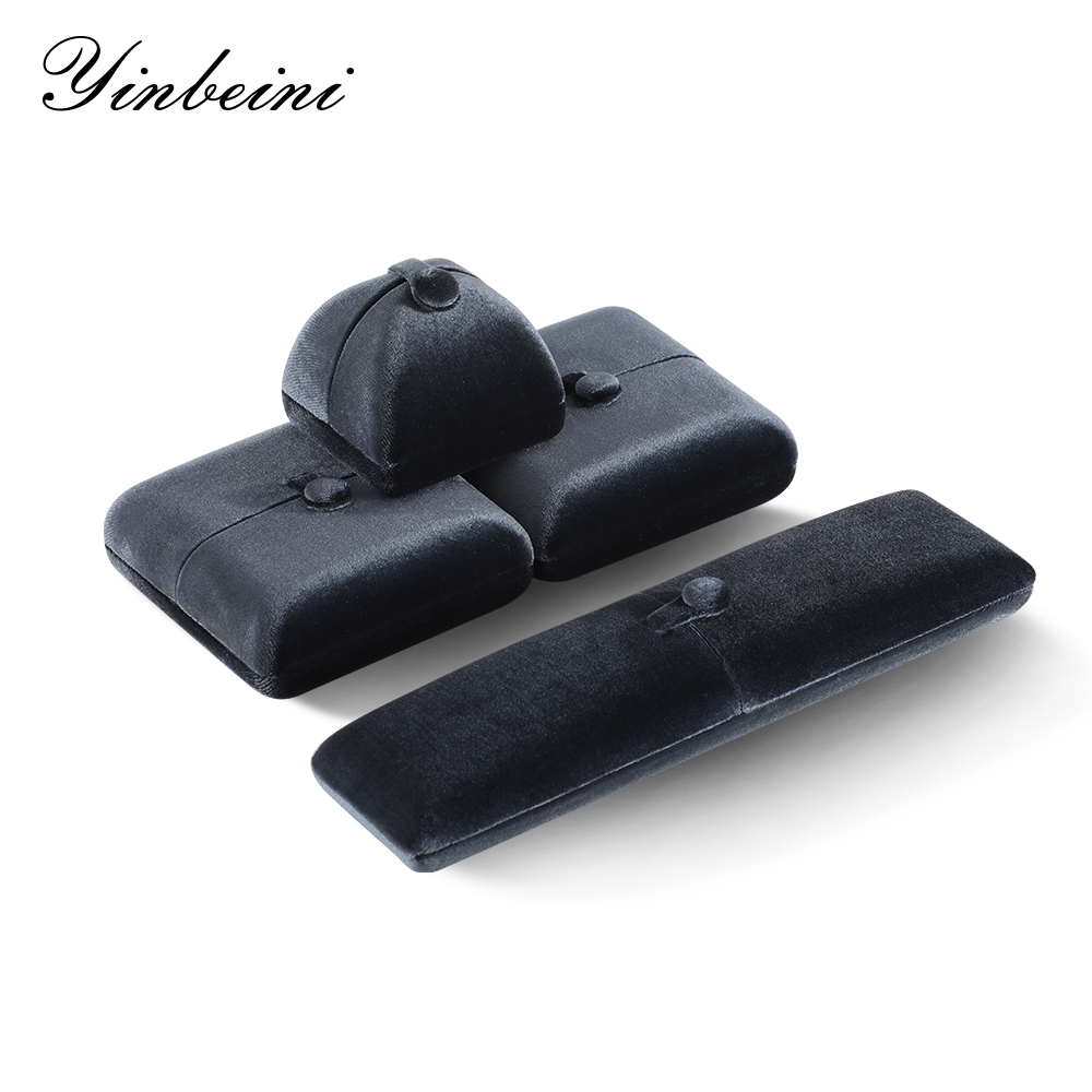Yinbeini Velvet Jewelry Display Set Box for Jewelry Brand Launch Events Professional Display for New Collections H025