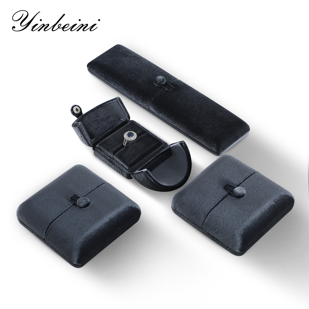 Yinbeini Velvet Jewelry Display Set Box for Jewelry Brand Launch Events Professional Display for New Collections H025