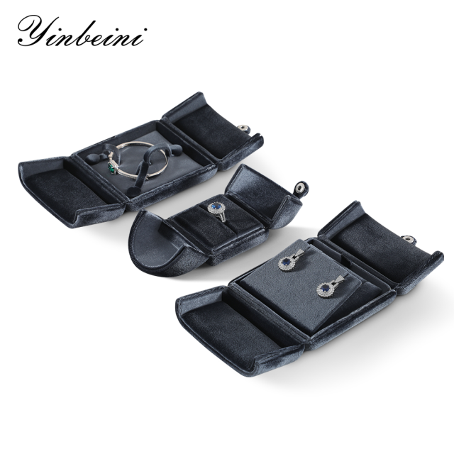 Yinbeini Velvet Jewelry Display Set Box for Jewelry Brand Launch Events Professional Display for New Collections H025