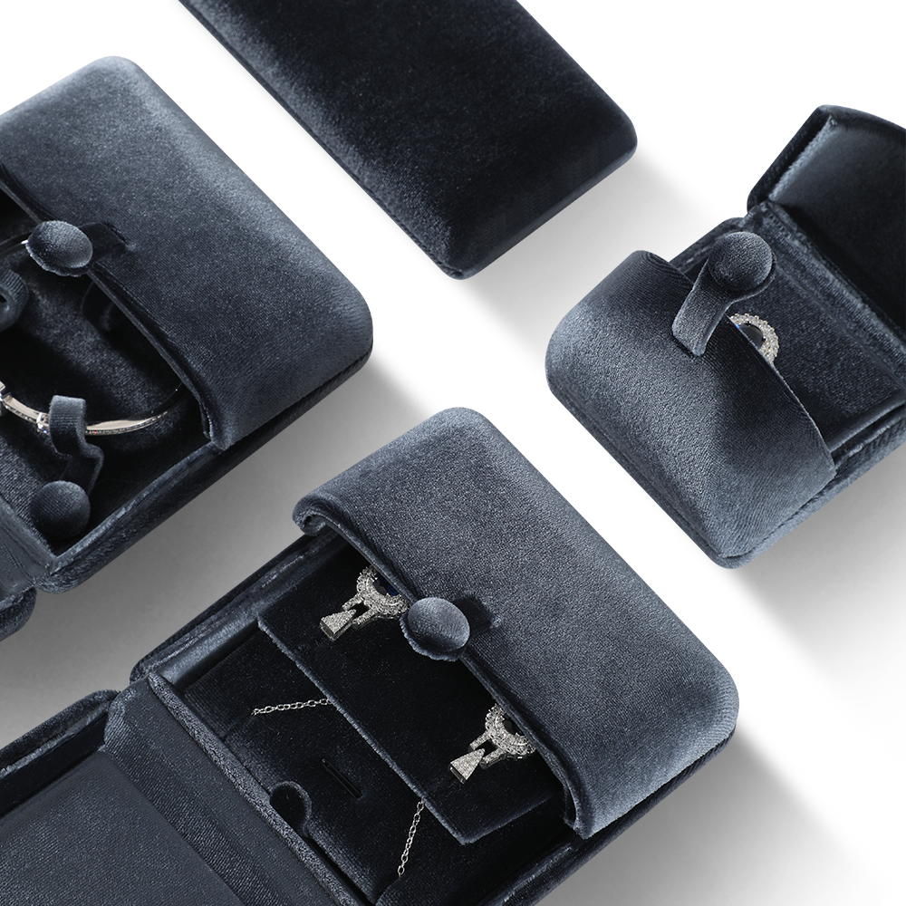 Yinbeini Velvet Jewelry Display Set Box for Jewelry Brand Launch Events Professional Display for New Collections H025