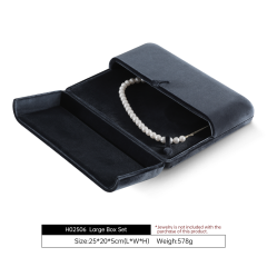 Yinbeini Contemporary Trendy Velvet Jewelry Box for Boutique Ins Shooting and Fashion Collocation H029