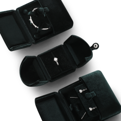 Yinbeini Portable Velvet Jewelry Ring Box Lightweight Feature for Handmade Seller Market Sale and Jewelry Arrangement H026