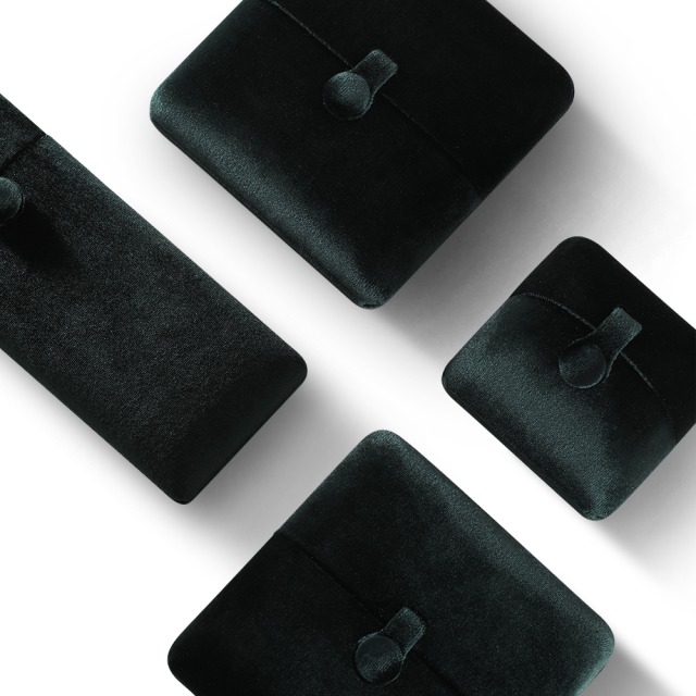 Yinbeini Portable Velvet Jewelry Ring Box Lightweight Feature for Handmade Seller Market Sale and Jewelry Arrangement H026