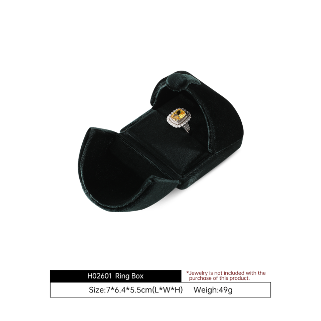 Yinbeini High Value Fine Jewelry Velvet Protection Box Flocked Material Avoid Scratches Suitable for High End Showcase H028