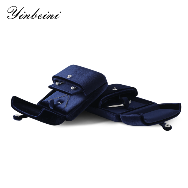 Yinbeini High Value Fine Jewelry Velvet Protection Box Flocked Material Avoid Scratches Suitable for High End Showcase H028