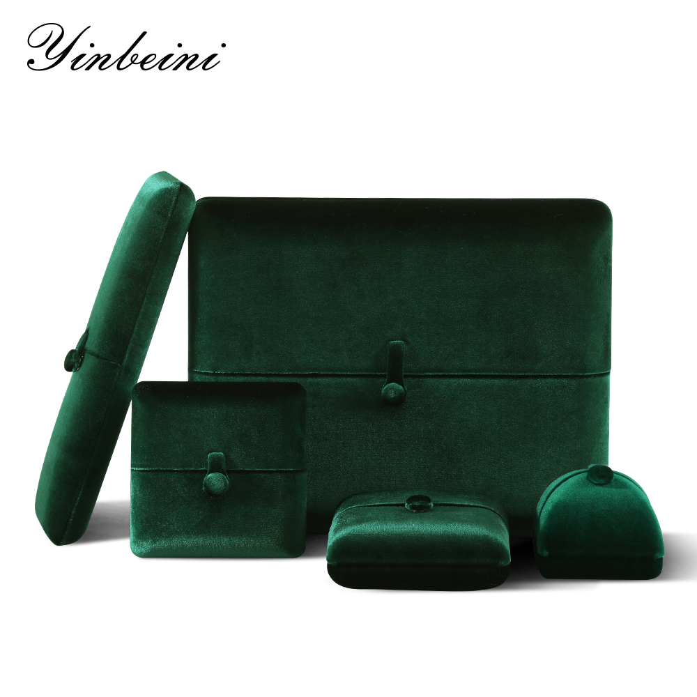 Yinbeini Contemporary Trendy Velvet Jewelry Box for Boutique Ins Shooting and Fashion Collocation H029