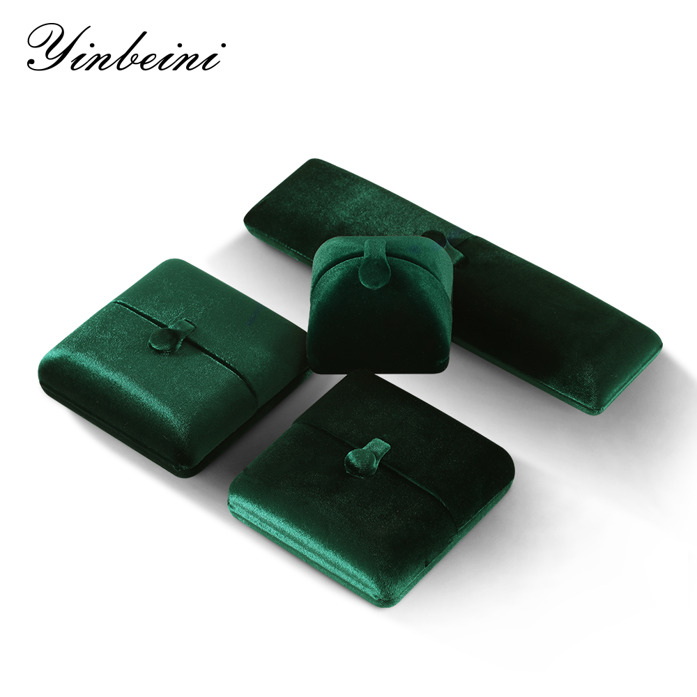Yinbeini Contemporary Trendy Velvet Jewelry Box for Boutique Ins Shooting and Fashion Collocation H029