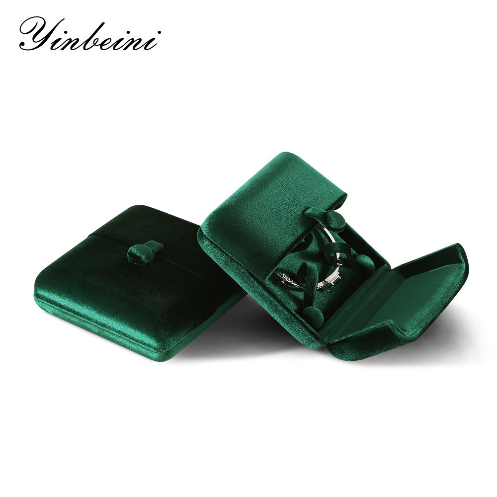 Yinbeini Contemporary Trendy Velvet Jewelry Box for Boutique Ins Shooting and Fashion Collocation H029