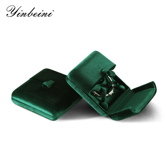 Yinbeini Contemporary Trendy Velvet Jewelry Box for Boutique Ins Shooting and Fashion Collocation H029