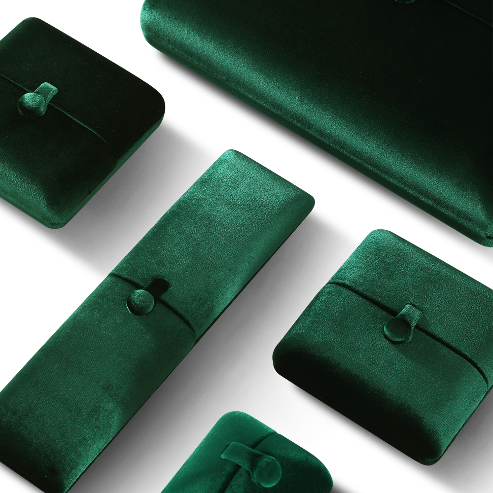 Yinbeini Contemporary Trendy Velvet Jewelry Box for Boutique Ins Shooting and Fashion Collocation H029