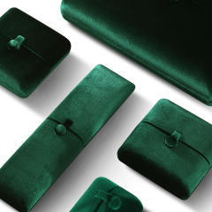 Yinbeini Contemporary Trendy Velvet Jewelry Box for Boutique Ins Shooting and Fashion Collocation H029