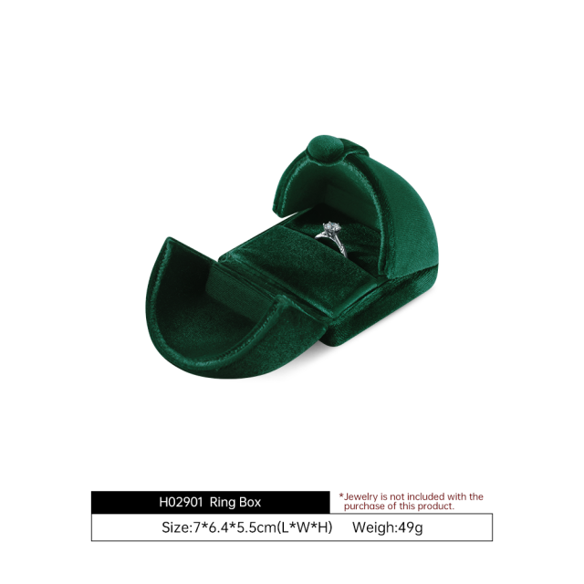 Yinbeini High Value Fine Jewelry Velvet Protection Box Flocked Material Avoid Scratches Suitable for High End Showcase H028