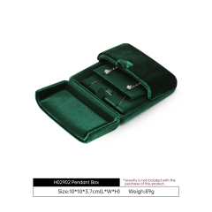 Yinbeini High Value Fine Jewelry Velvet Protection Box Flocked Material Avoid Scratches Suitable for High End Showcase H028