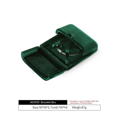 Yinbeini Contemporary Trendy Velvet Jewelry Box for Boutique Ins Shooting and Fashion Collocation H029