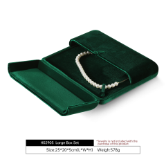 Yinbeini Contemporary Trendy Velvet Jewelry Box for Boutique Ins Shooting and Fashion Collocation H029
