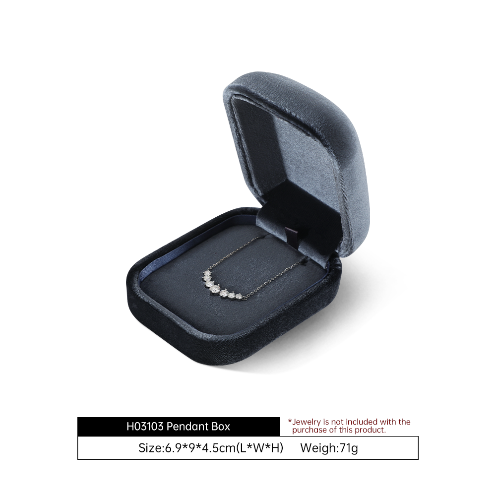 Yinbeini Romantic Purple Velvet Jewelry Display Box with Multiple Holders for Rings Earrings and Necklaces H032