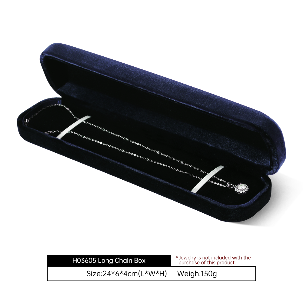 Yinbeini Red Velvet Jewelry Display Box for Delicate and Fine Jewelry Anti Scratch Surface to Protect Precious Pieces H030
