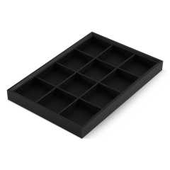 Yinbeini ring tray earring tray necklace tray pendant tray jewelry display tray storage plate Pu leather  jewelry display tray jewelry counter P007