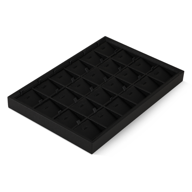 Yinbeini ring tray earring tray necklace tray pendant tray jewelry display tray storage plate Pu leather  jewelry display tray jewelry counter P007