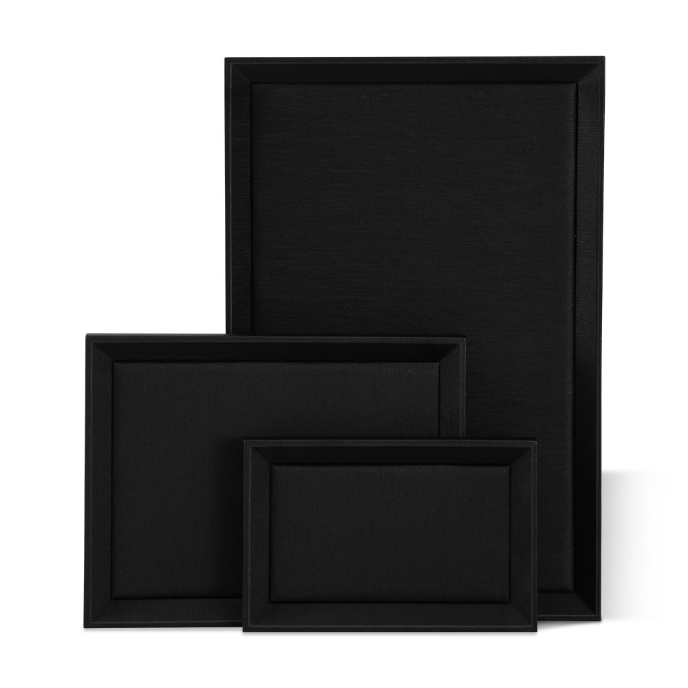 Yinbeini PU Leather Earrings Ring Bracelet Necklace Chain Storage Tray Jewelry Display Pallet Watch Pendant Organizer Tray P010
