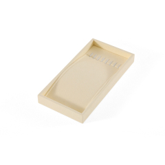 Yinbeini Ring Earring  Bracelet Necklace Display Case with Cover Tray Drawer Jewelry Storage Tray Microfiber Jewelry Organizer P013