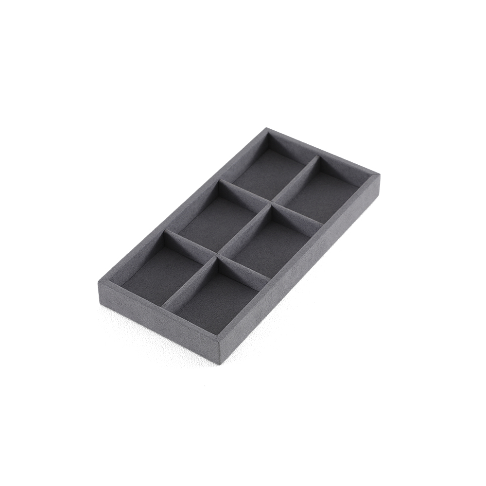 Yinbeini Microfiber Ring Earring Necklace Bracelet Display Case with Cover Jewelry Storage Tray Jewelry Organizer Tray Drawer P012