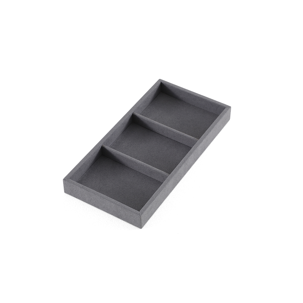 Yinbeini Microfiber Ring Earring Necklace Bracelet Display Case with Cover Jewelry Storage Tray Jewelry Organizer Tray Drawer P012