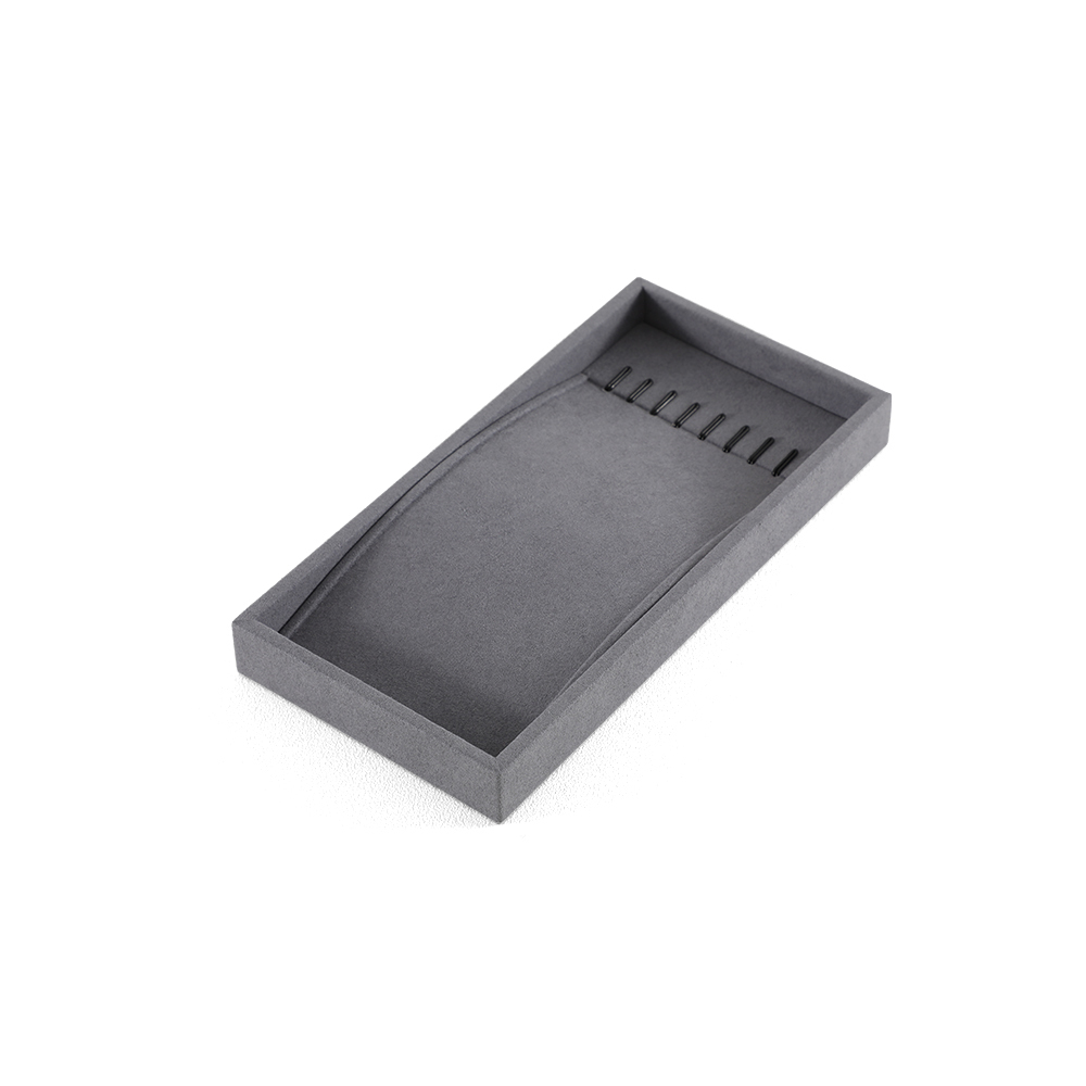 Yinbeini Microfiber Ring Earring Necklace Bracelet Display Case with Cover Jewelry Storage Tray Jewelry Organizer Tray Drawer P012