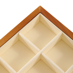 Yinbeini  wooden jewelry display tray ring earring necklace pendant tray storage plate jewelry display tray  jeweler counter jewelry counter P025