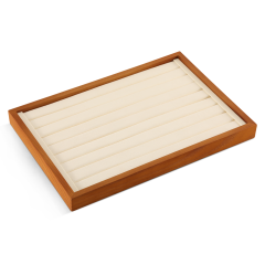 Yinbeini  wooden jewelry display tray ring earring necklace pendant tray storage plate jewelry display tray  jeweler counter jewelry counter P025