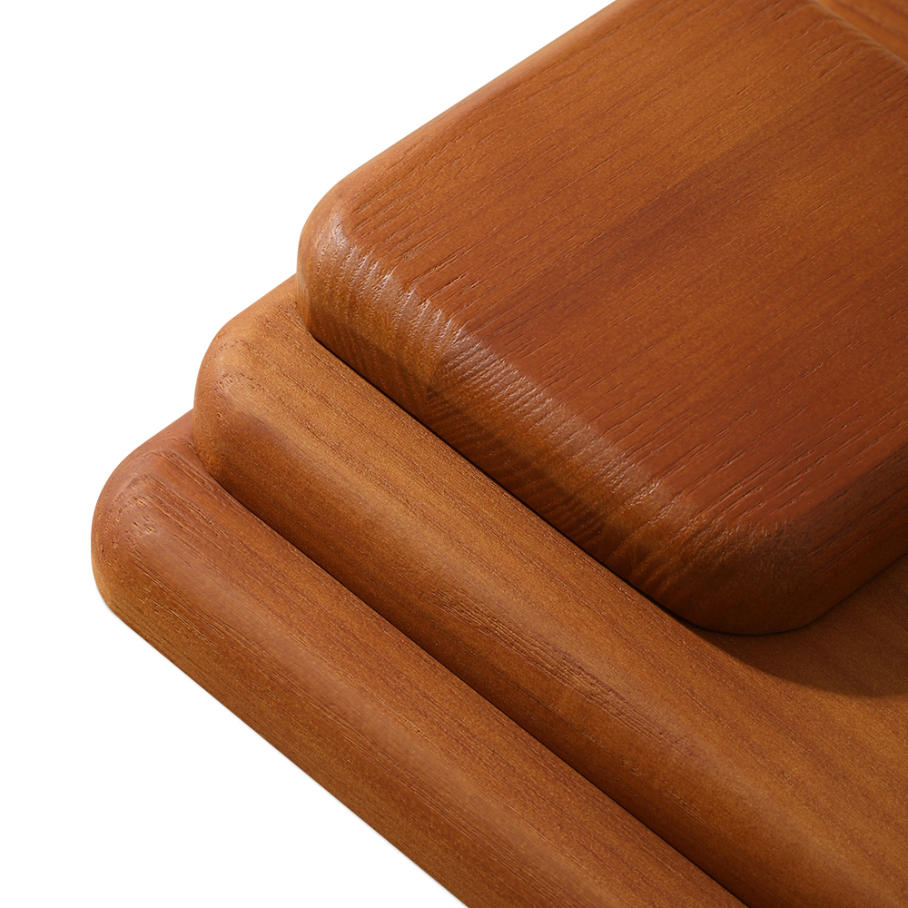 Yinbeini Jewelry display flat pallet arc solid wood bracelet ring necklace jewelry display tray jewelry storage tray P031
