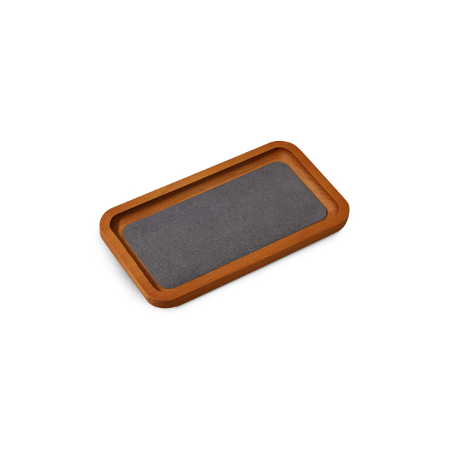 Yinbeini Jewelry display flat pallet arc solid wood bracelet ring necklace jewelry display tray jewelry storage tray P031