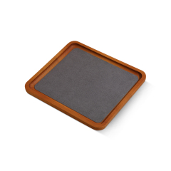 Yinbeini Jewelry display flat pallet arc solid wood bracelet ring necklace jewelry display tray jewelry storage tray P031