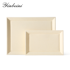 Yinbeini Microfiber Ring Bracelet Necklace Earrings Chain Storage Tray Jewelry Display plat tray Watch Pendant Organizer Tray P033