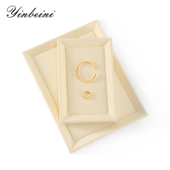 Yinbeini Microfiber Jewelry Display plat tray Ring Earrings Chain Bracelet Necklace Storage Tray Watch Pendant Organizer Tray P041