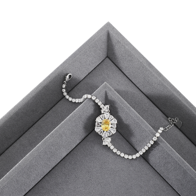 Yinbeini Microfiber Ring Bracelet Necklace Earrings Chain Storage Tray Jewelry Display plat tray Watch Pendant Organizer Tray P033