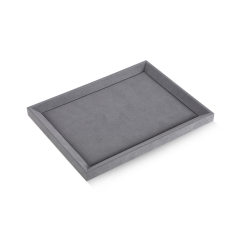 Yinbeini Microfiber Jewelry Display plat tray Ring Earrings Chain Bracelet Necklace Storage Tray Watch Pendant Organizer Tray P041