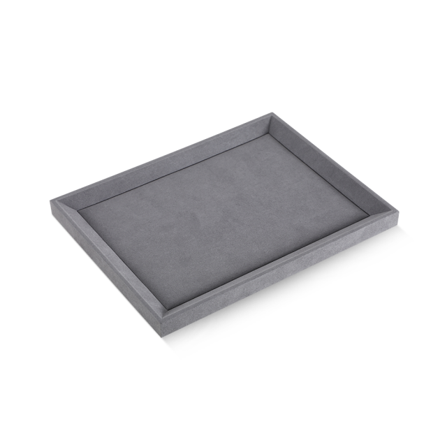 Yinbeini Microfiber Ring Bracelet Necklace Earrings Chain Storage Tray Jewelry Display plat tray Watch Pendant Organizer Tray P033