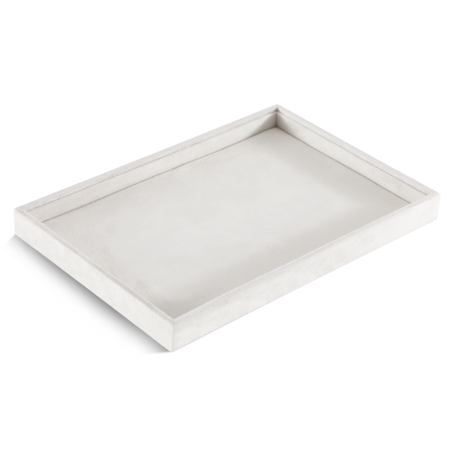 Yinbeini Velvet Necklace Bracelet Ring Earring Display Tray Table Top Stackable Drawer Storage Jewelry Organizer Tray P038