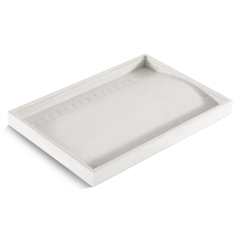 Yinbeini Velvet Necklace Bracelet Ring Earring Display Tray Table Top Stackable Drawer Storage Jewelry Organizer Tray P038
