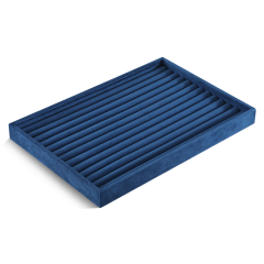 Yinbeini Velvet Necklace Bracelet Ring Earring Display Tray Table Top Stackable Drawer Storage Jewelry Organizer Tray P038
