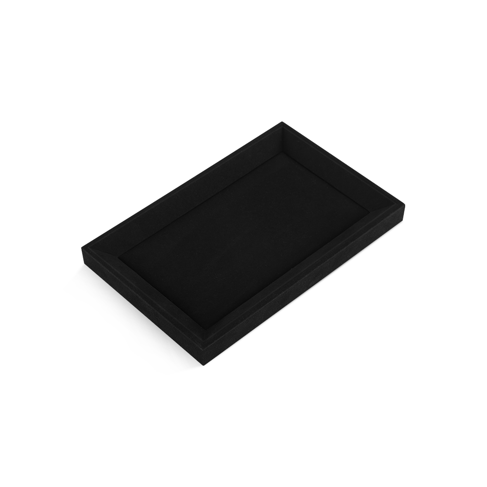 Yinbeini Earrings Ring Chain Bracelet Necklace Storage Tray Watch Pendant Organizer Tray Microfiber Jewelry Display plat tray P035