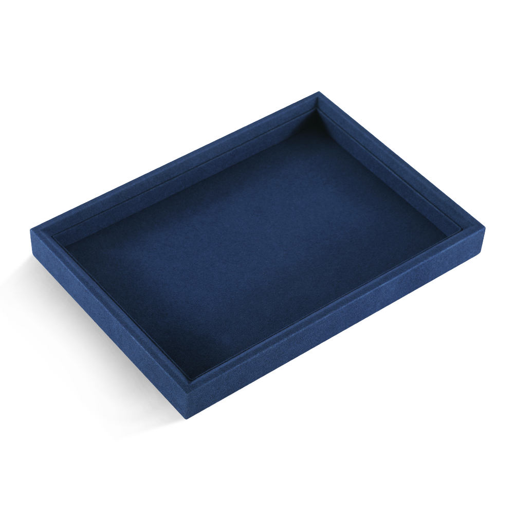 Yinbeini Microfiber Stackable Ring Earring Bracelet Necklace Display Tray  Storage Dresser Drawer Organizer Jewelry flat tray P043