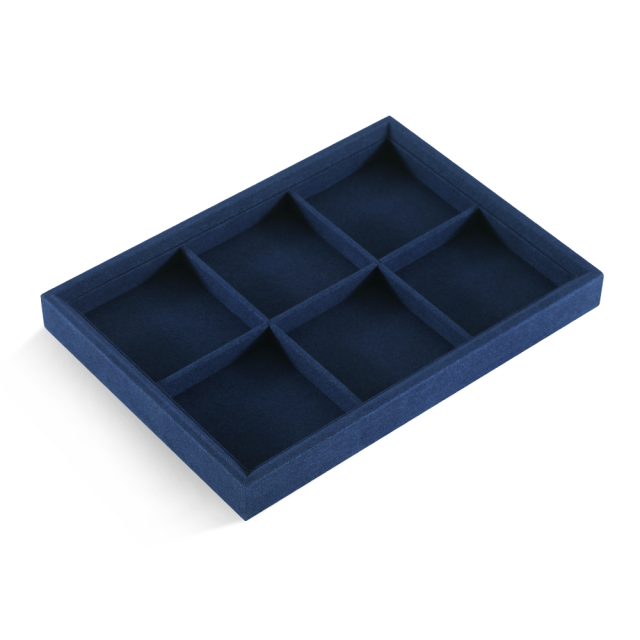 Yinbeini Microfiber Stackable Ring Earring Bracelet Necklace Display Tray  Storage Dresser Drawer Organizer Jewelry flat tray P043