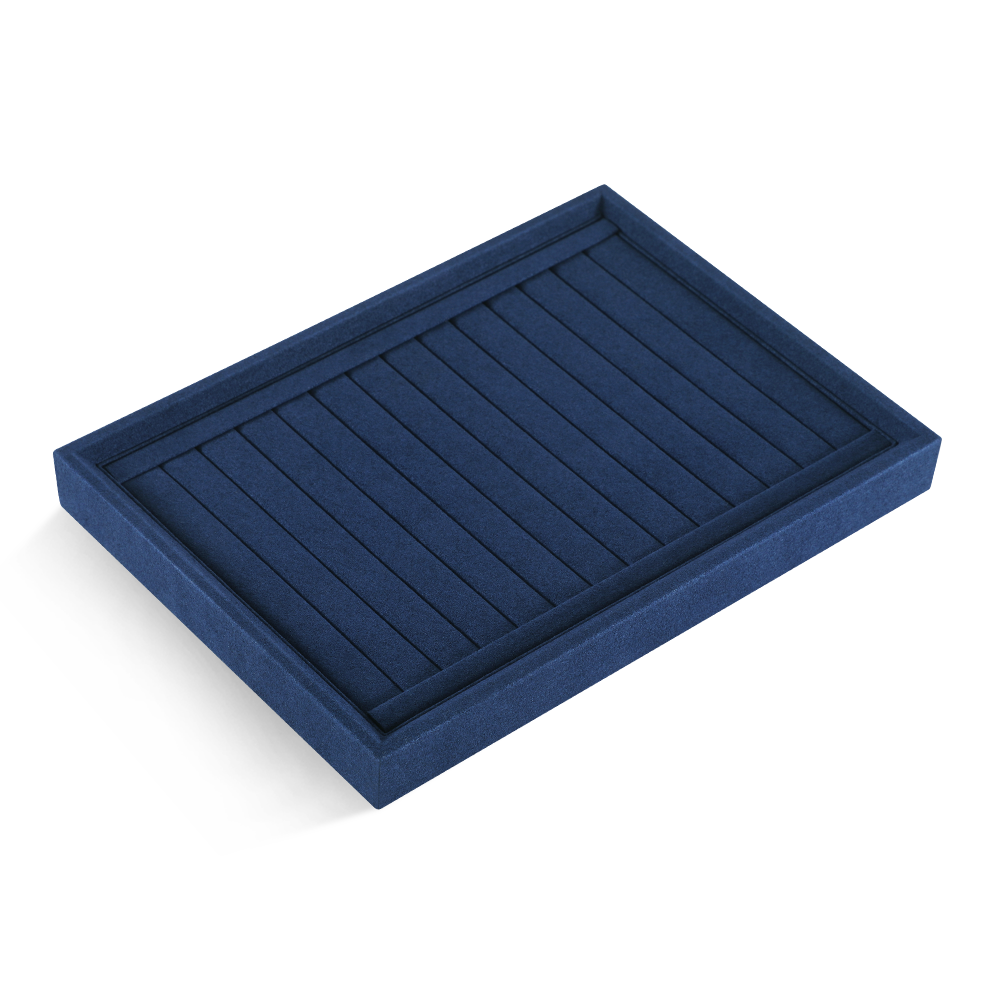 Yinbeini Microfiber Stackable Ring Earring Bracelet Necklace Display Tray  Storage Dresser Drawer Organizer Jewelry flat tray P043