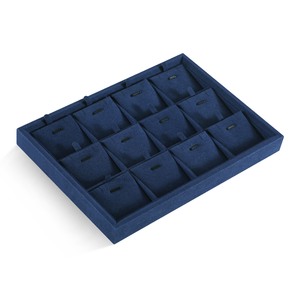 Yinbeini Microfiber Stackable Ring Earring Bracelet Necklace Display Tray  Storage Dresser Drawer Organizer Jewelry flat tray P043